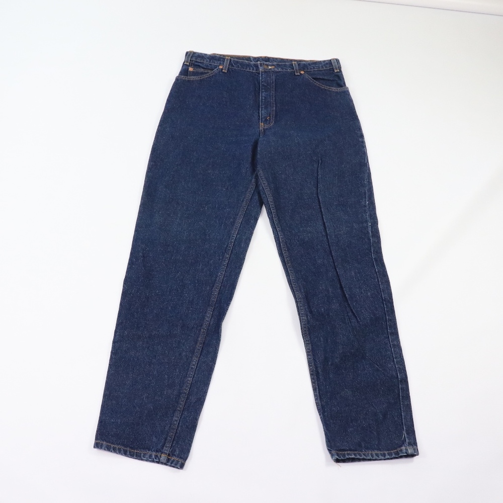 90s Levis 550 Mens 34x33 Relaxed Fit Jeans Blue
